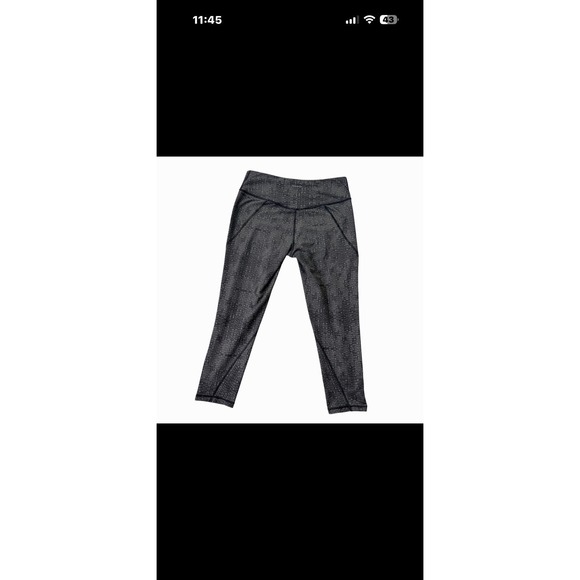 Patagonia Pants - Patagonia Women's Gray Printed Cropped Capri Leggings Yoga Athletic Pants Size M